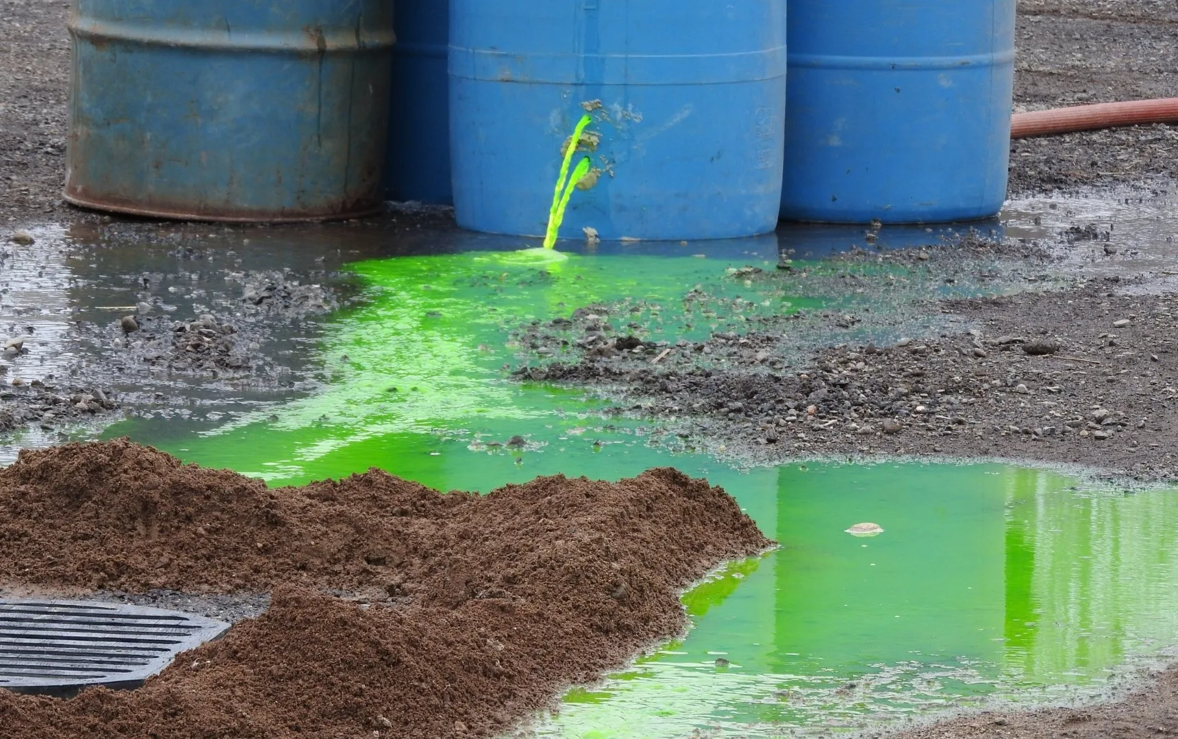 Industrial accident cleanup