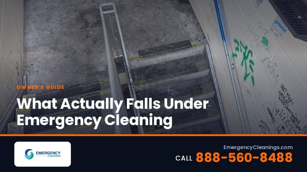 Commercial Emergency Cleaning for Offices, Retail, and Warehouses