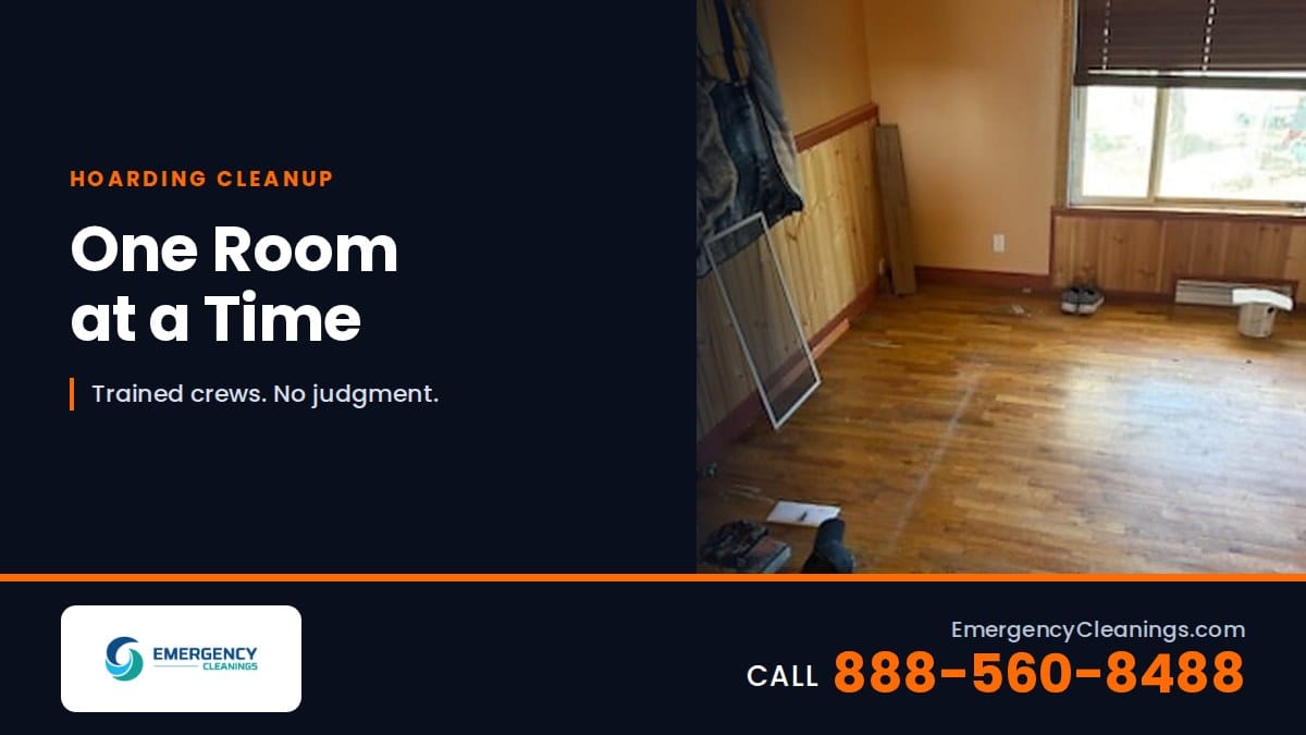One Room at a Time: What a Phased Hoarding Cleanup Actually Looks Like