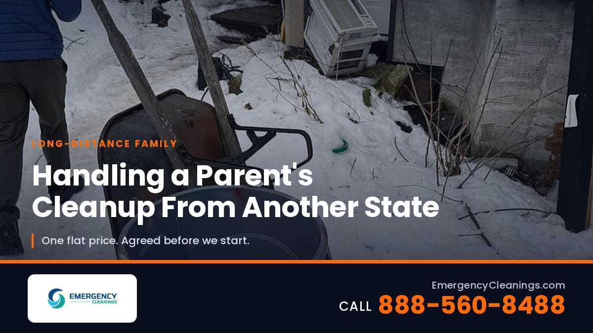 Coordinating a Parent's Cleanup From Out of State