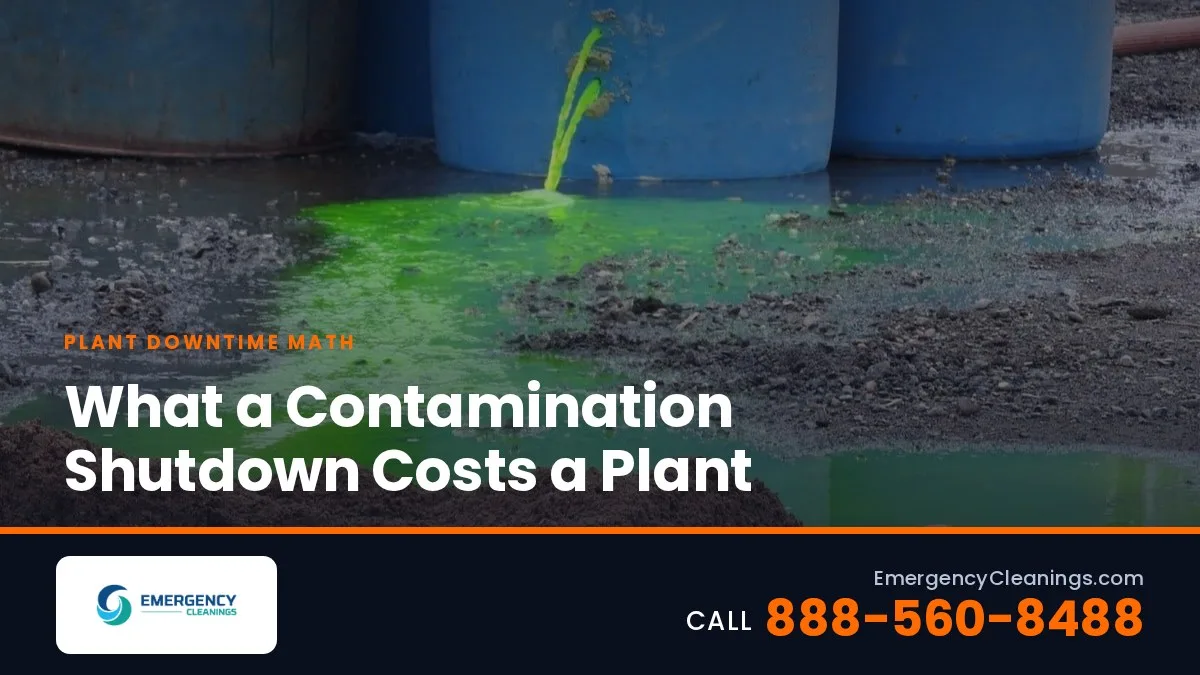 The Real Cost of an Unplanned Facility Shutdown for Contamination