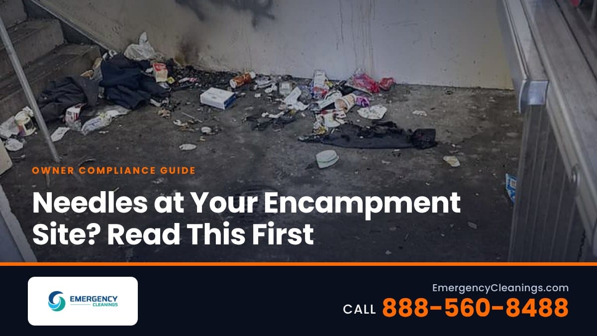 Needles, Human Waste, and Biohazards at Encampment Sites: Safe Removal Explained