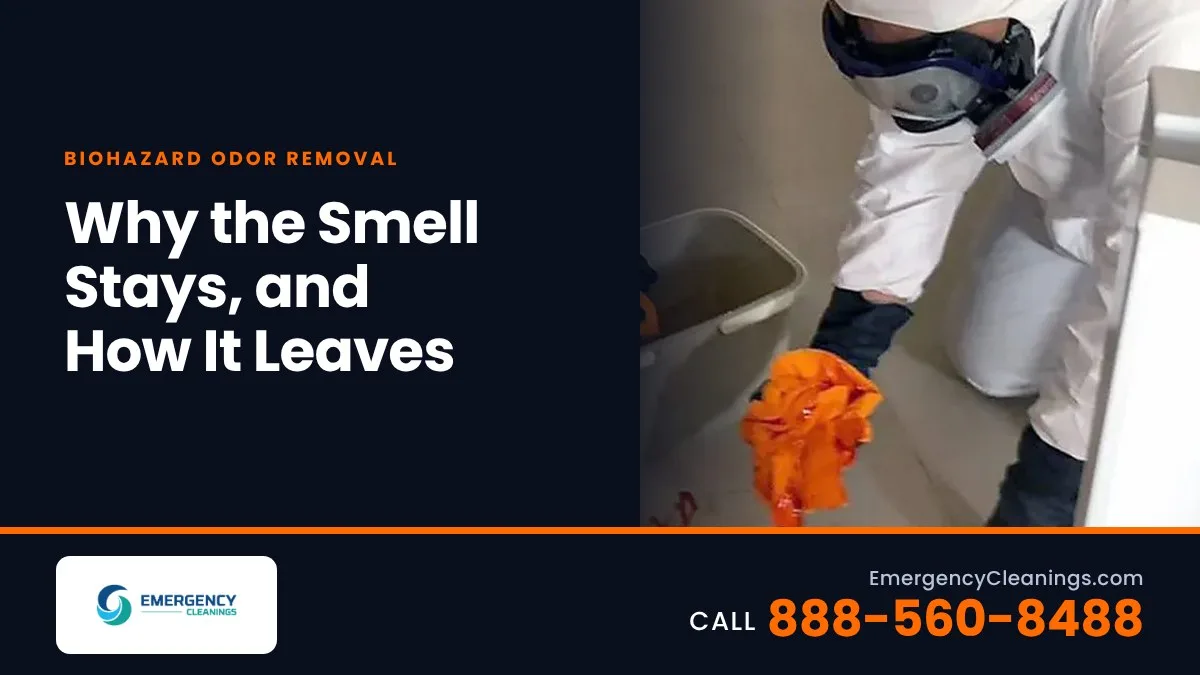 Odor Removal After Biohazard Events: How Professionals Eliminate It