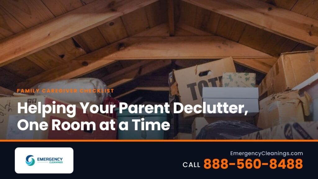 Adult Children Helping Elderly Parents Declutter: Where to Start