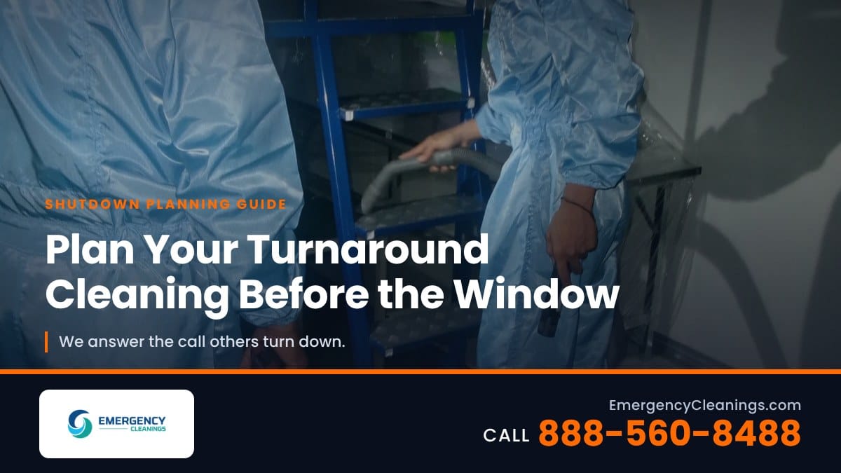 Industrial Shutdown and Turnaround Cleaning: Planning Guide