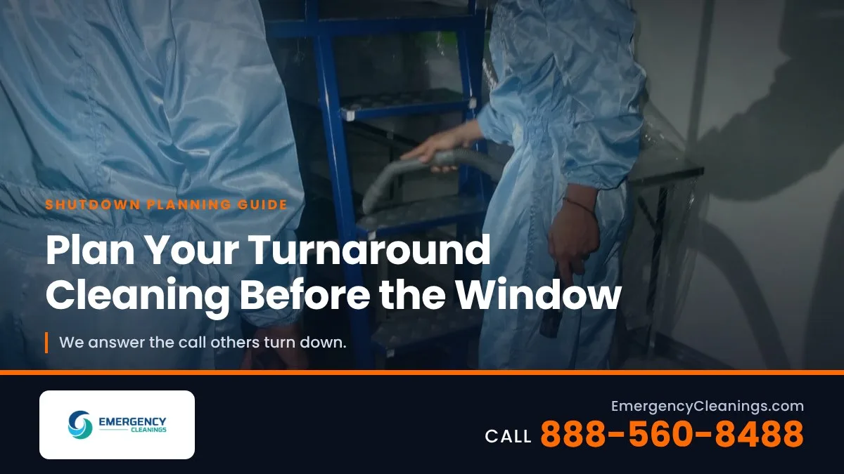 Industrial Shutdown and Turnaround Cleaning: Planning Guide