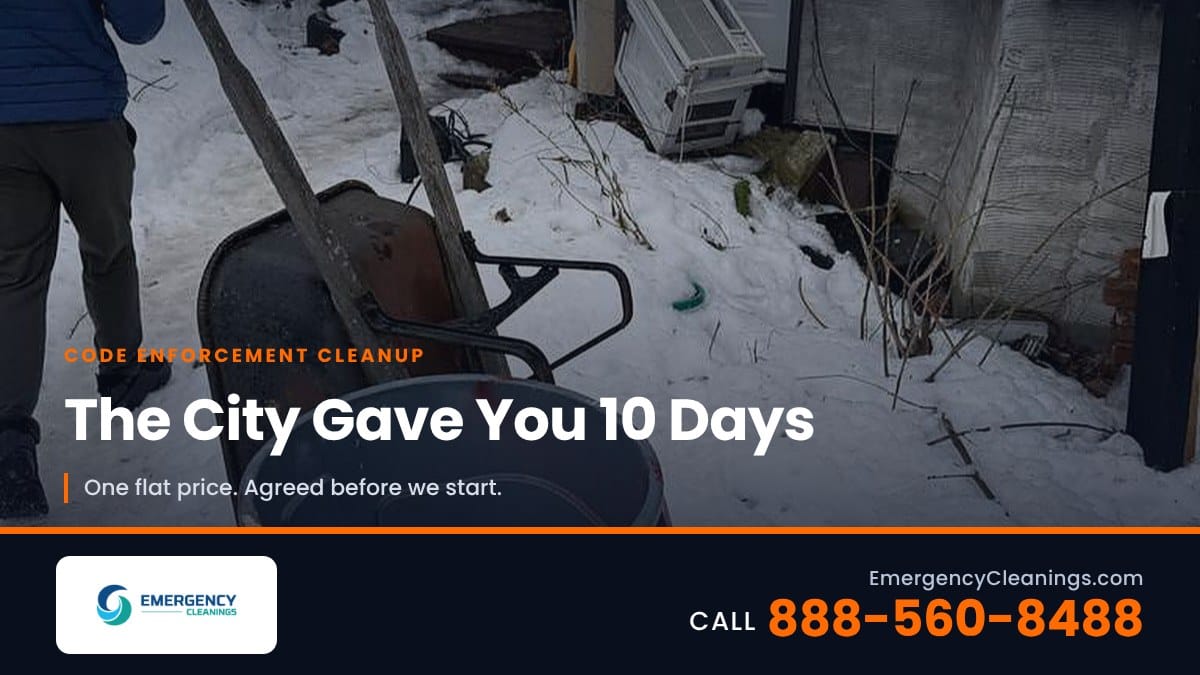 The City Gave You 10 Days: Clearing a Property Before a Code Enforcement Deadline