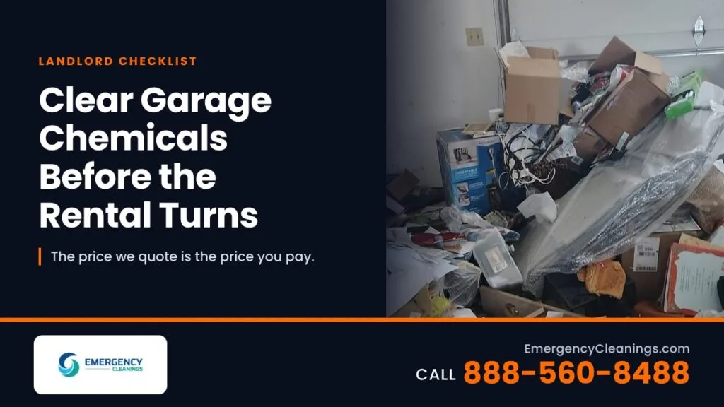 Garage Oil and Left-Behind Chemicals: Clearing Them Before a Rental Turns