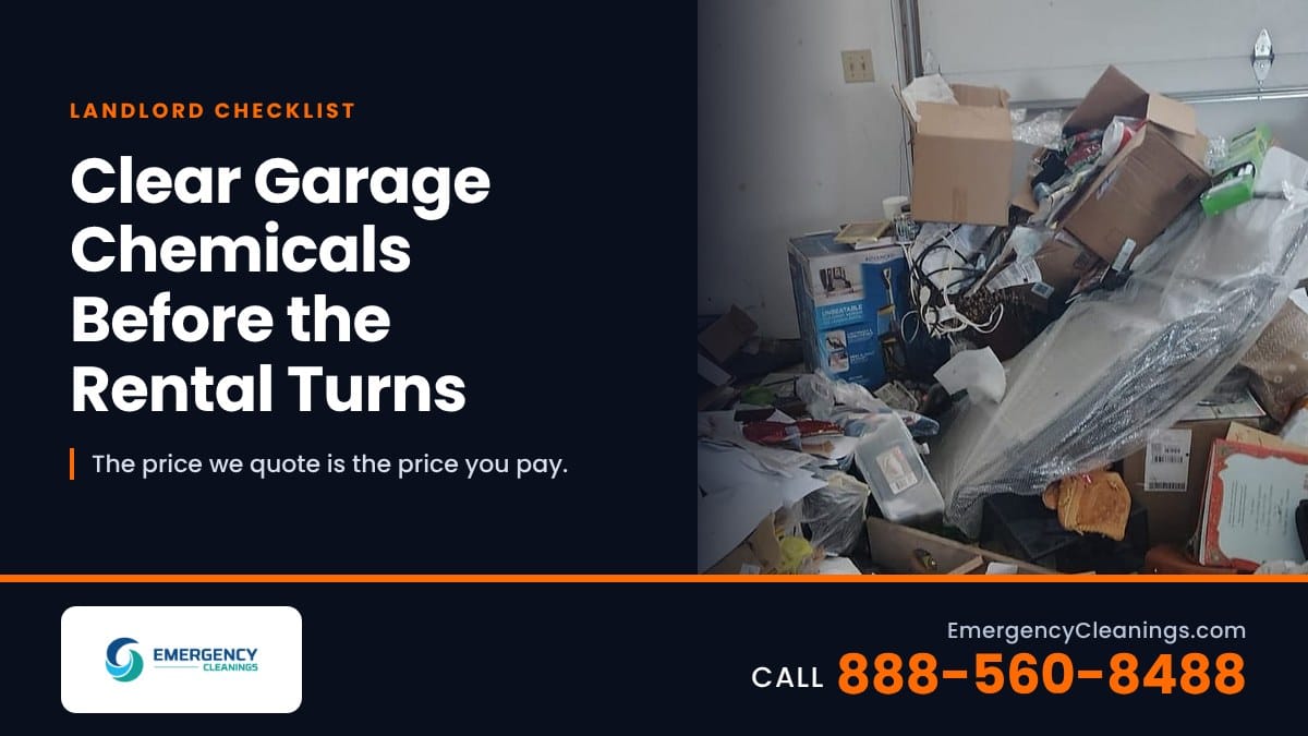 Garage Oil and Left-Behind Chemicals: Clearing Them Before a Rental Turns
