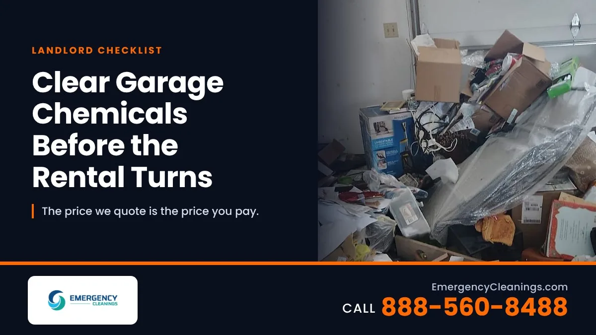 Garage Oil and Left-Behind Chemicals: Clearing Them Before a Rental Turns