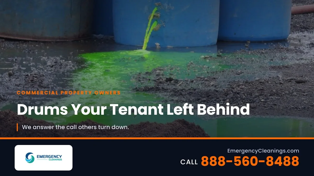 Drums a Departing Tenant Left Behind: What It Costs an Owner and What to Do