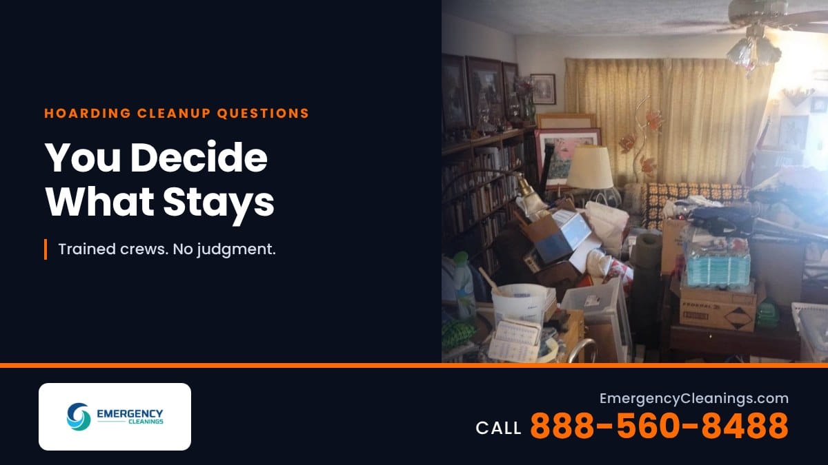 Will I Get to Decide What Stays? Your Questions About Your Own Hoarding Cleanup